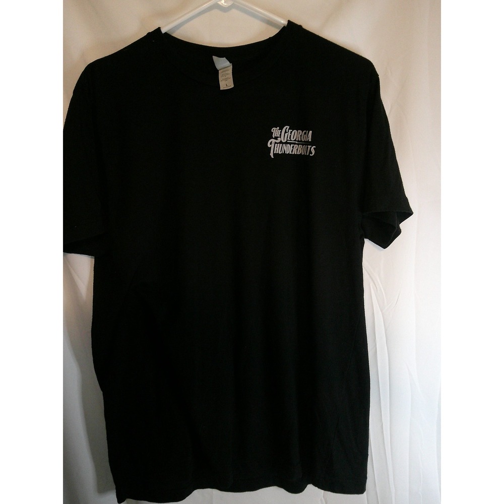 RARE The Georgia‎ Thunderbolts Rock N Roll Band T-Shirt Skull Graphic L